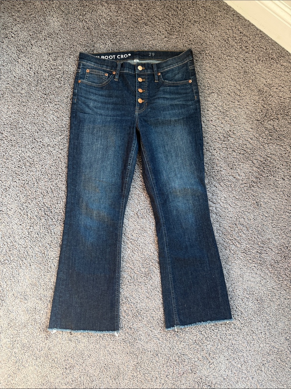J.Crew 9” Billie Demi Boot Crop Size 29